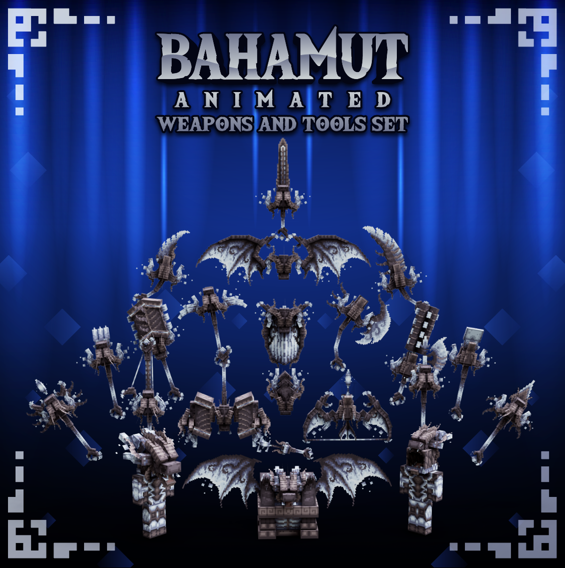 Bahamut Animated Weapon Set preview image