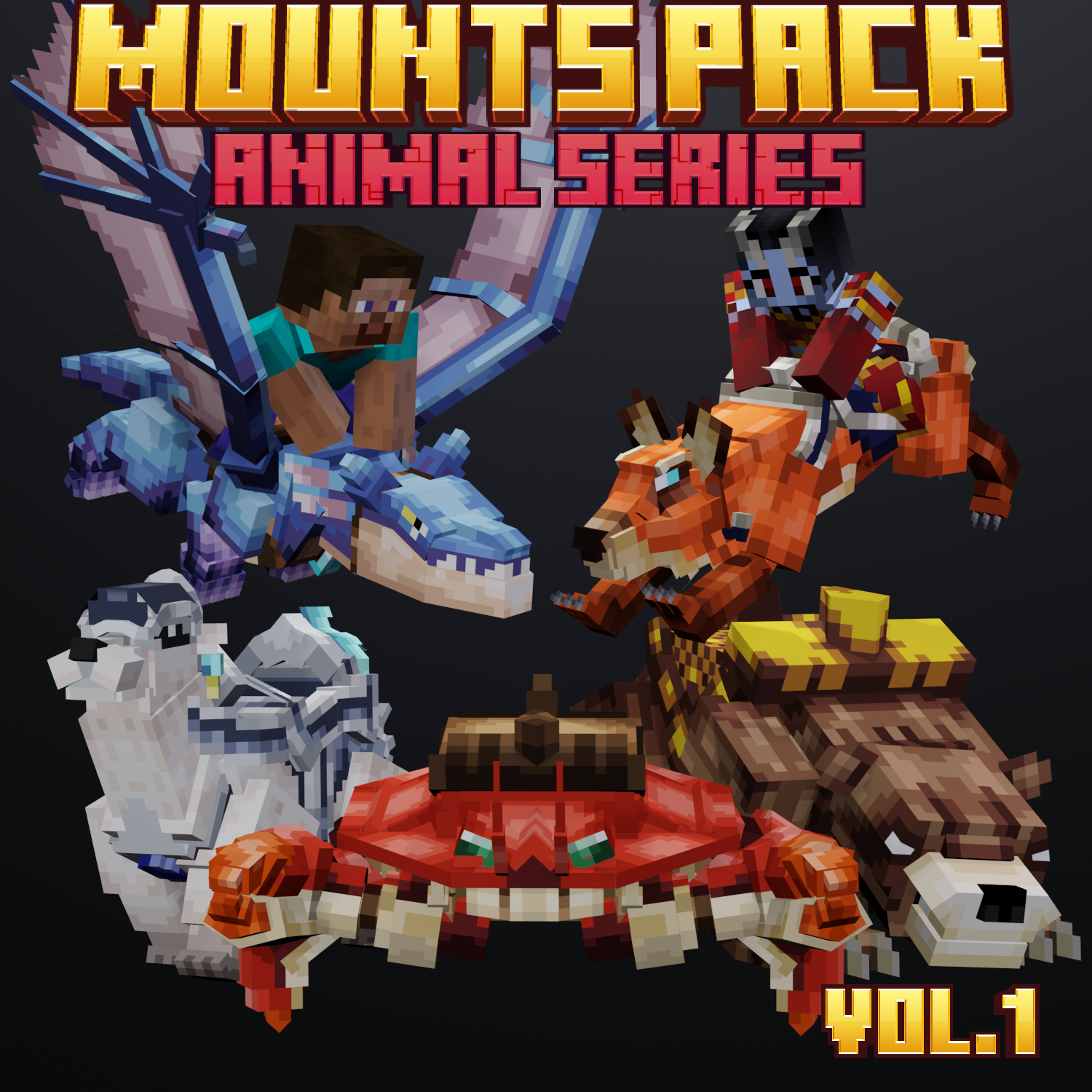 Mounts pack animal series vol.1 preview image