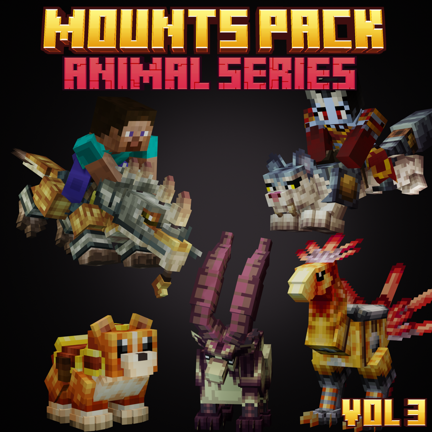 Mounts pack animal series vol.3 preview image