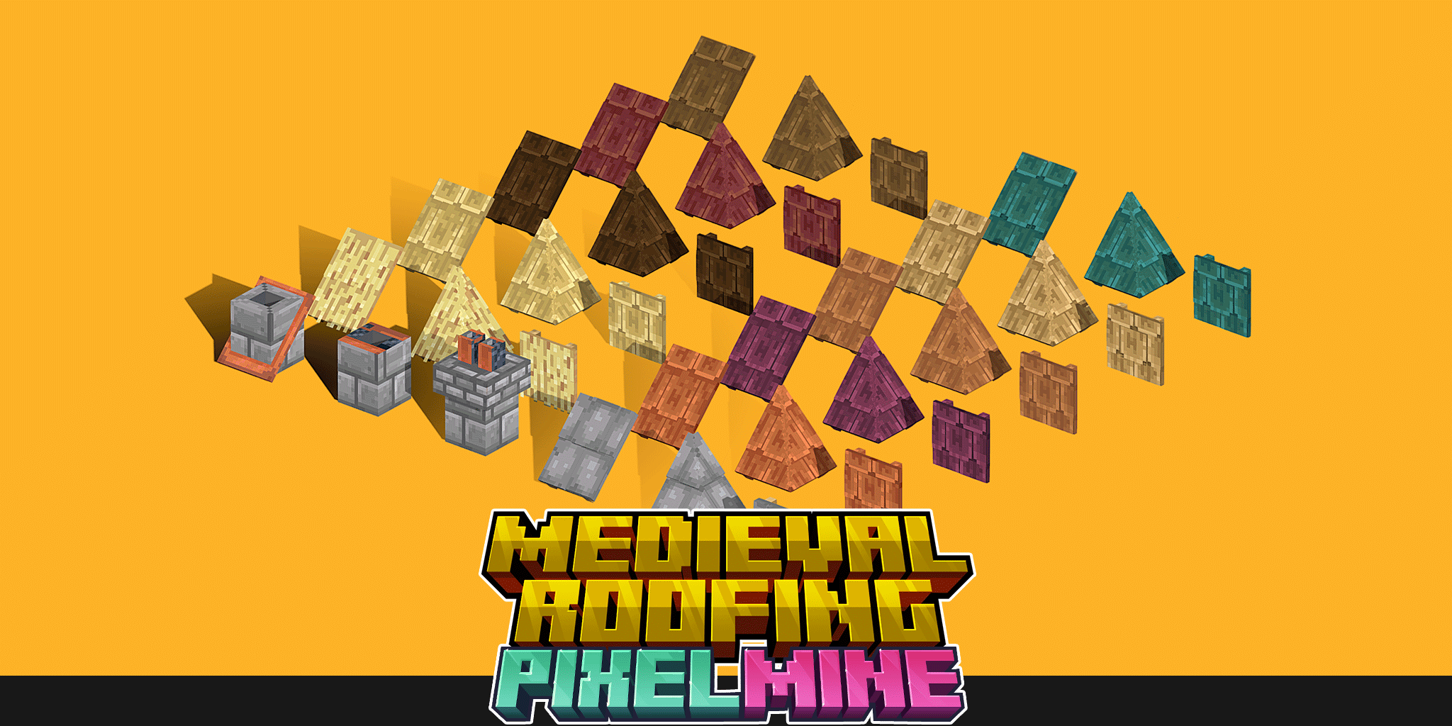 PixelMine | Medieval Roofing Models preview image