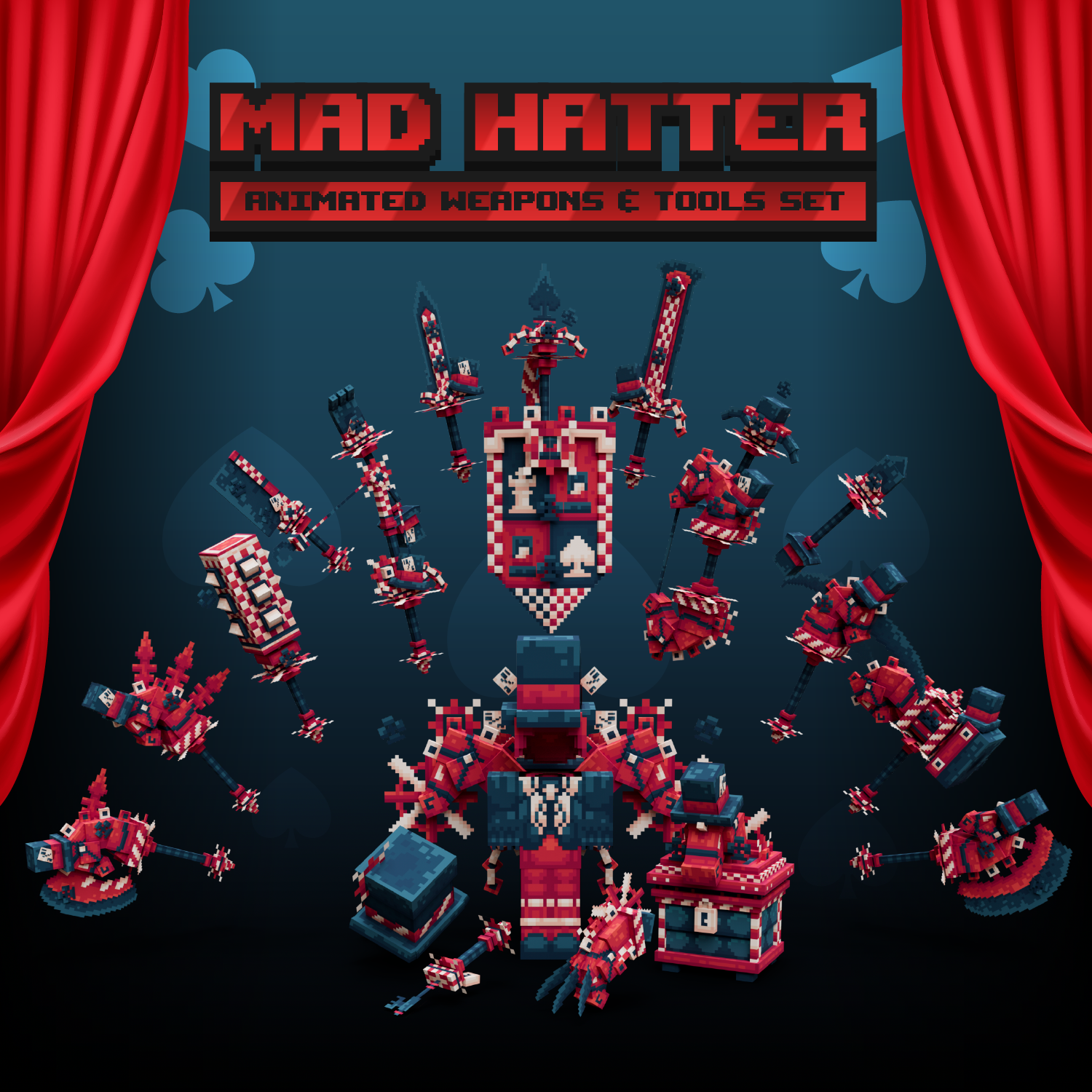 Mad Hatter Animated Weapon Set preview image