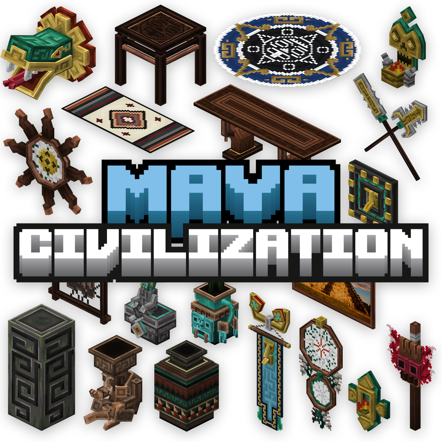 Maya Civilization Furniture Volume 1 preview image