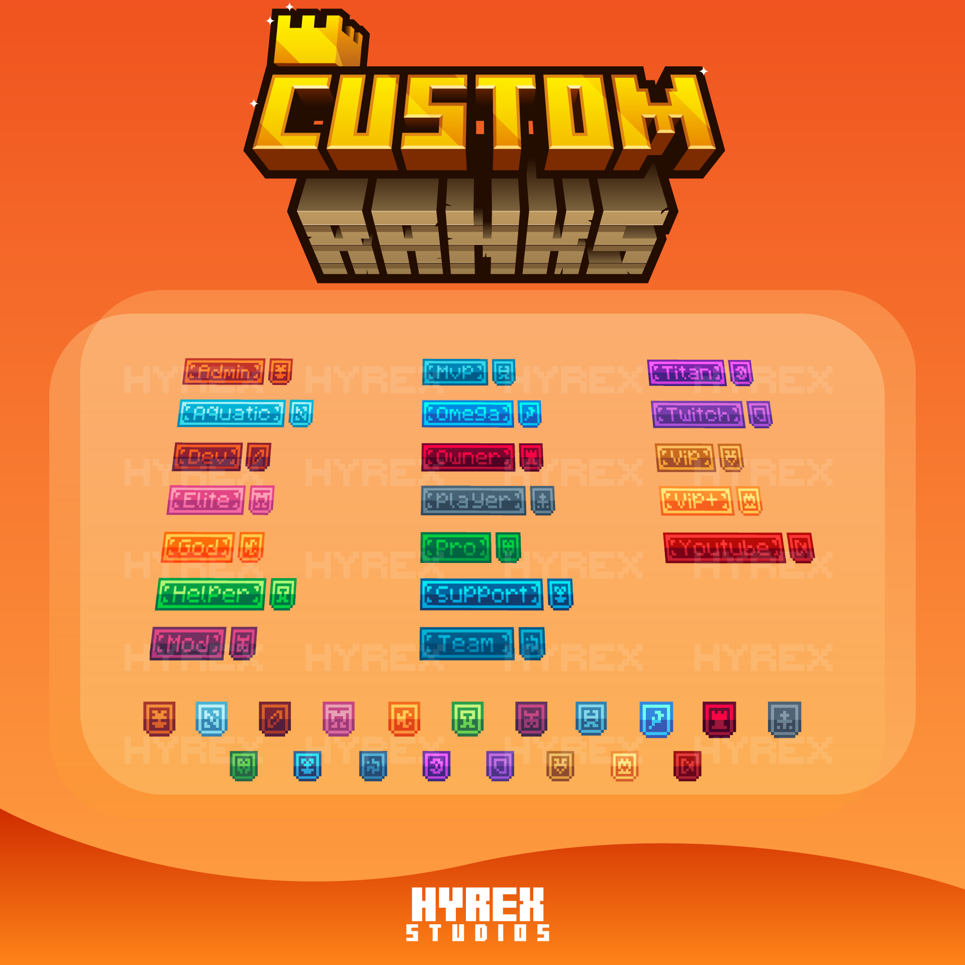 CUSTOM RANKS 👑 | Ranks Pack 1 preview image