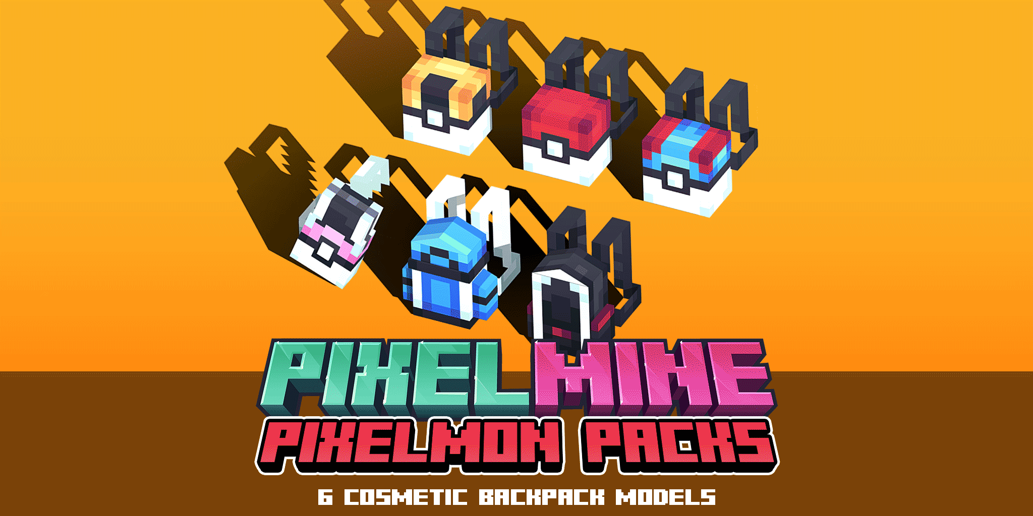 PixelMine | Pixelmon Backpack Models preview image