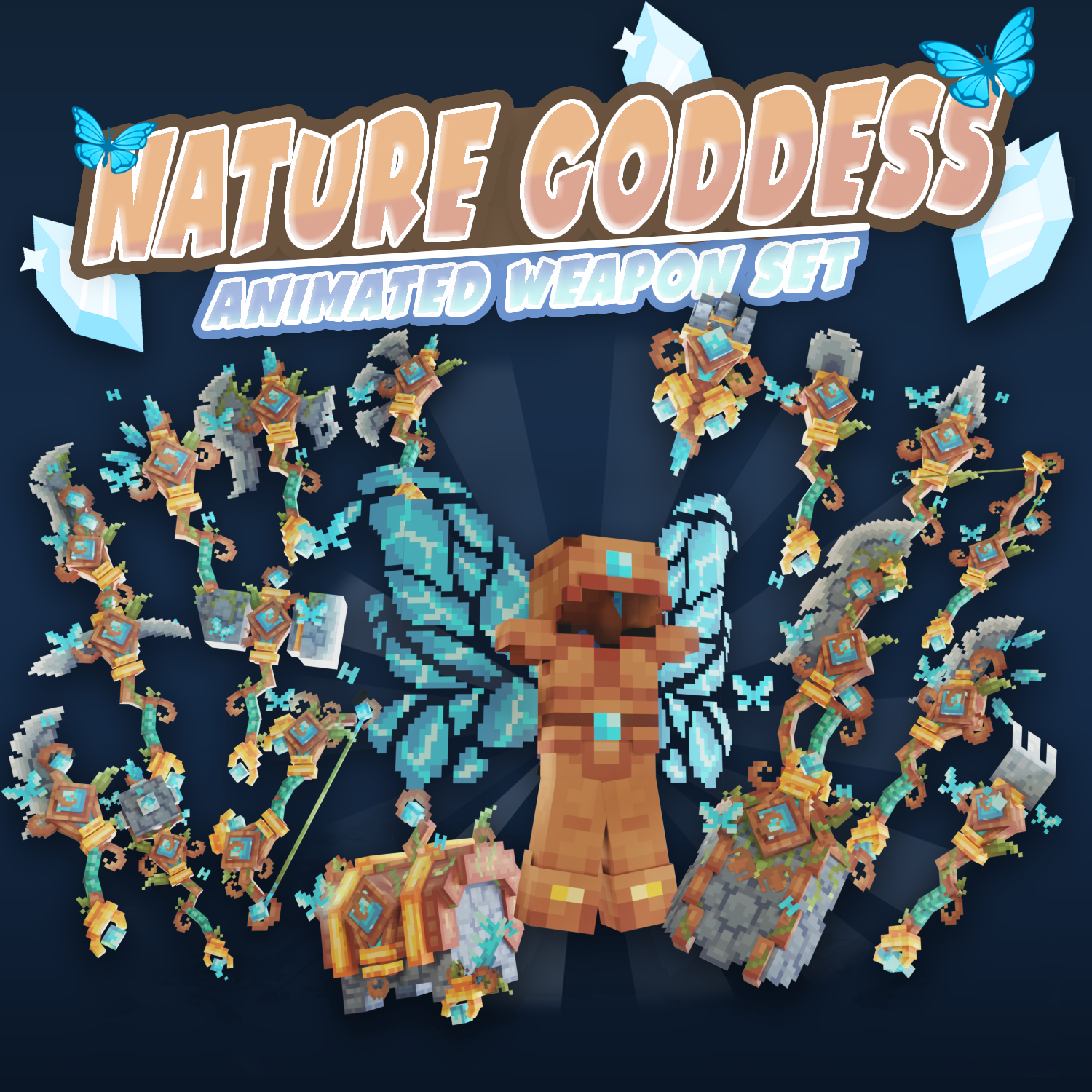 Nature Goddess Animated Weapon Set Volume 1 preview image