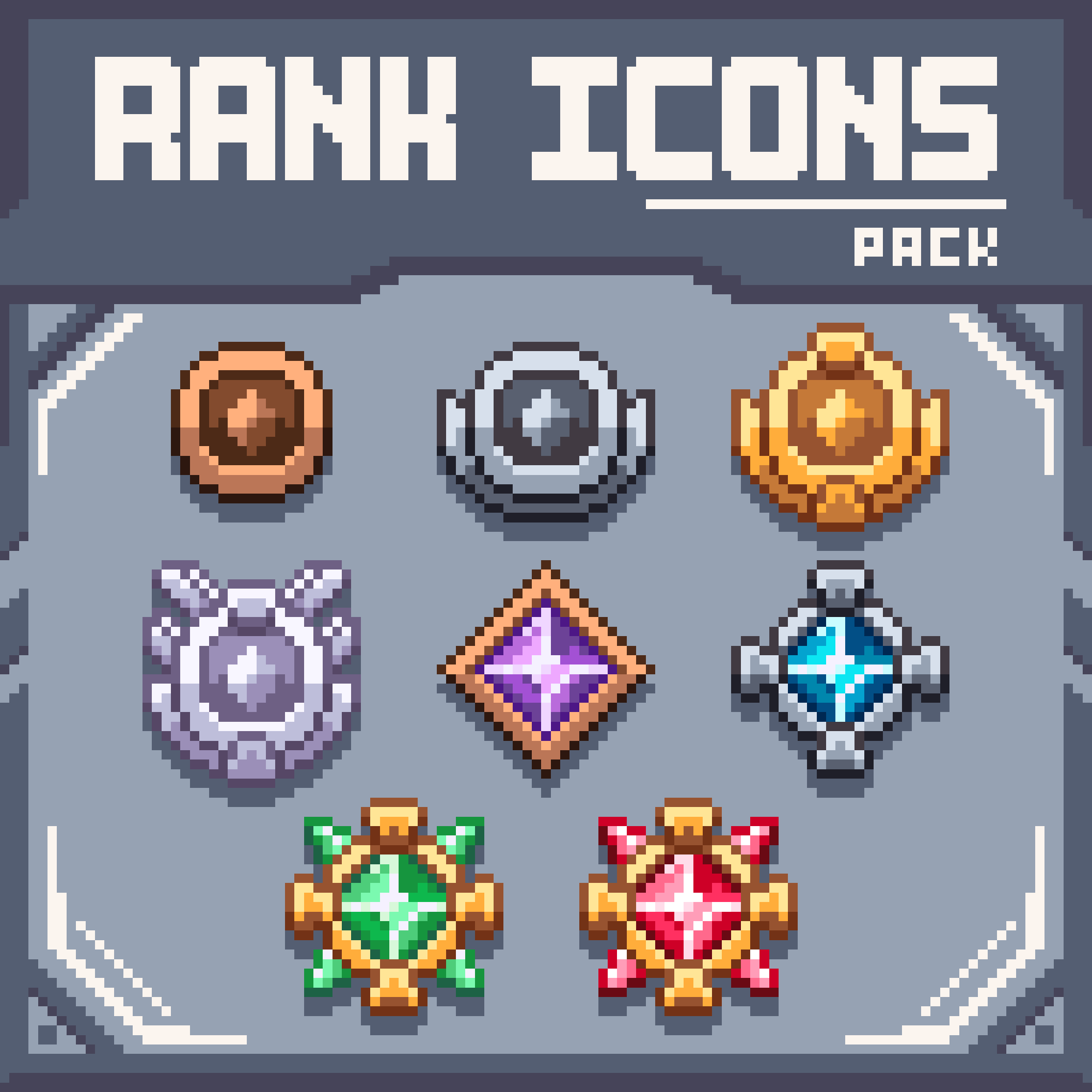 Rank Icons - Pack preview image
