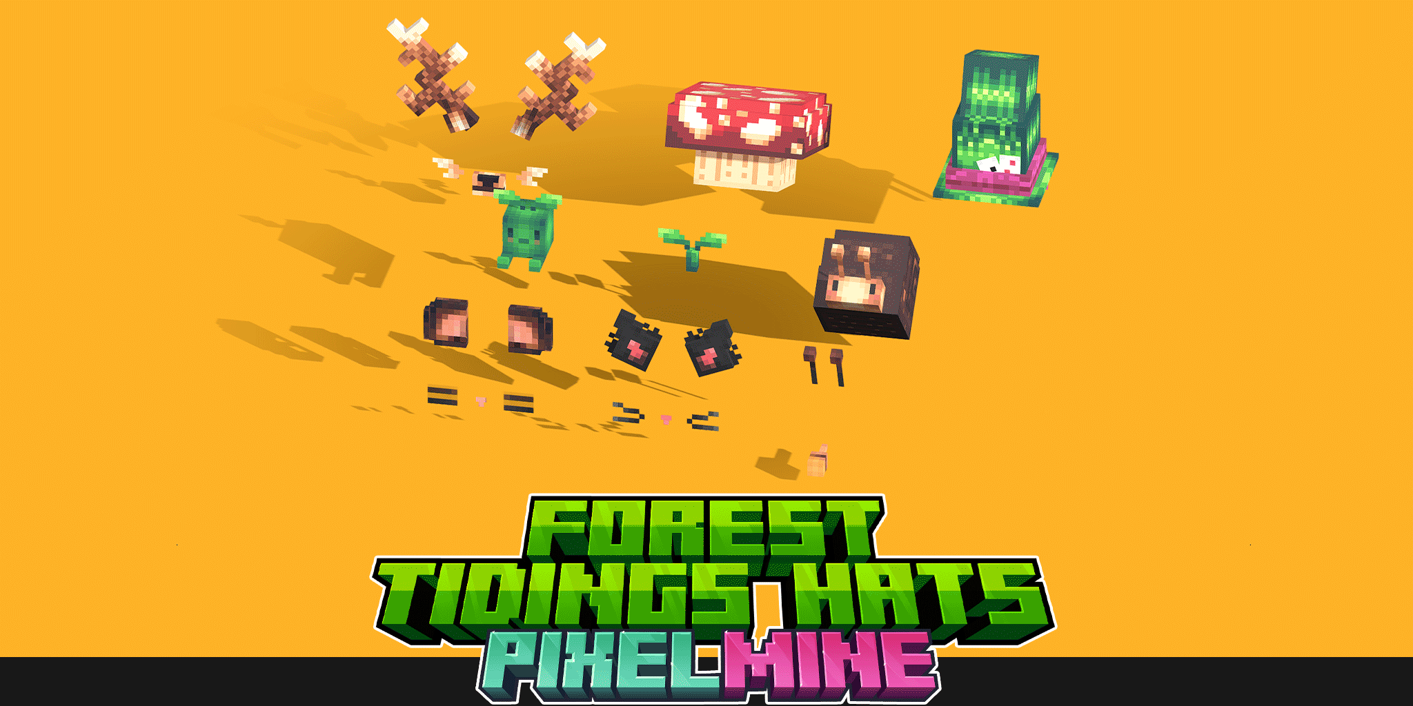 PixelMine | Forest Tidings Hat Models preview image