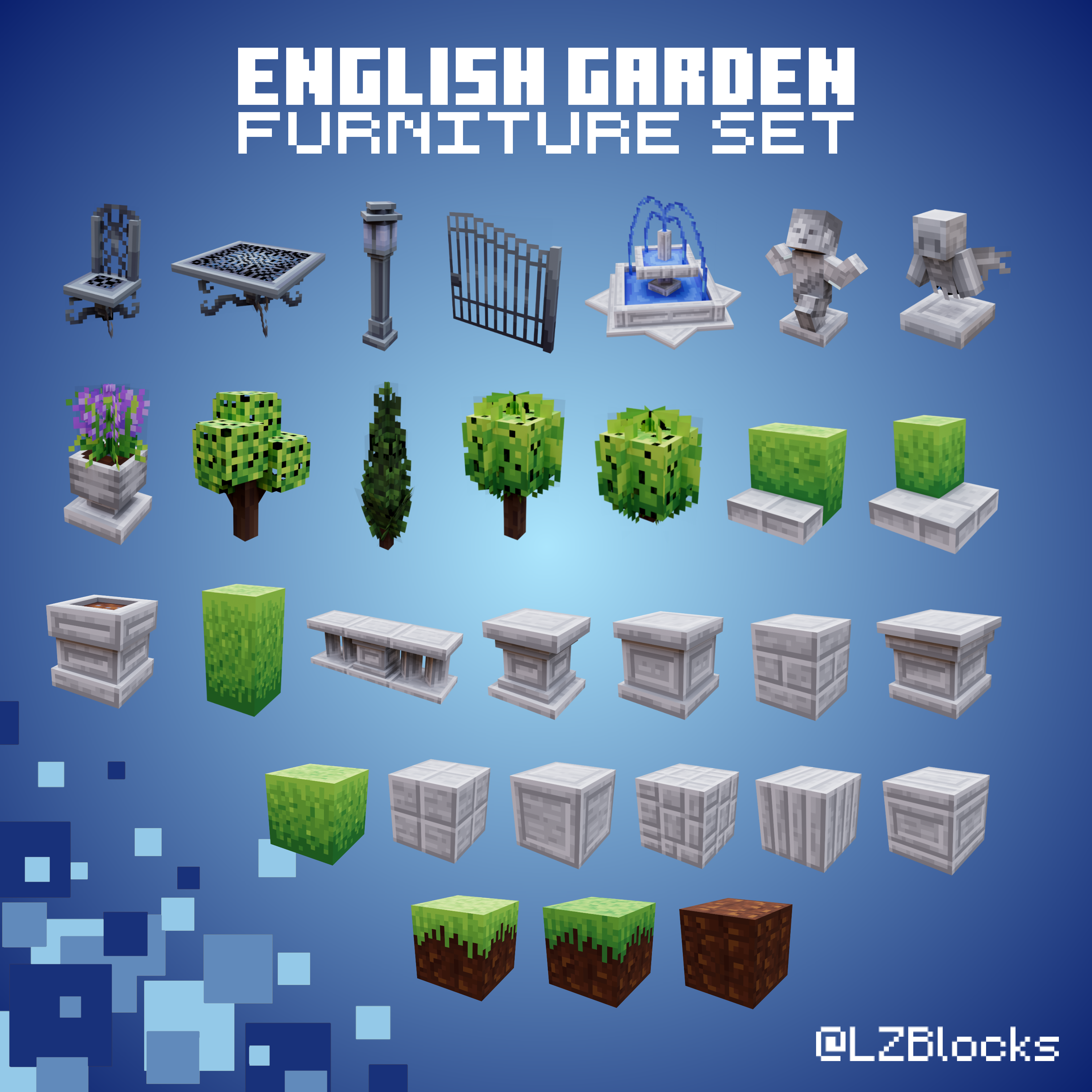 English Garden Furniture Set preview image