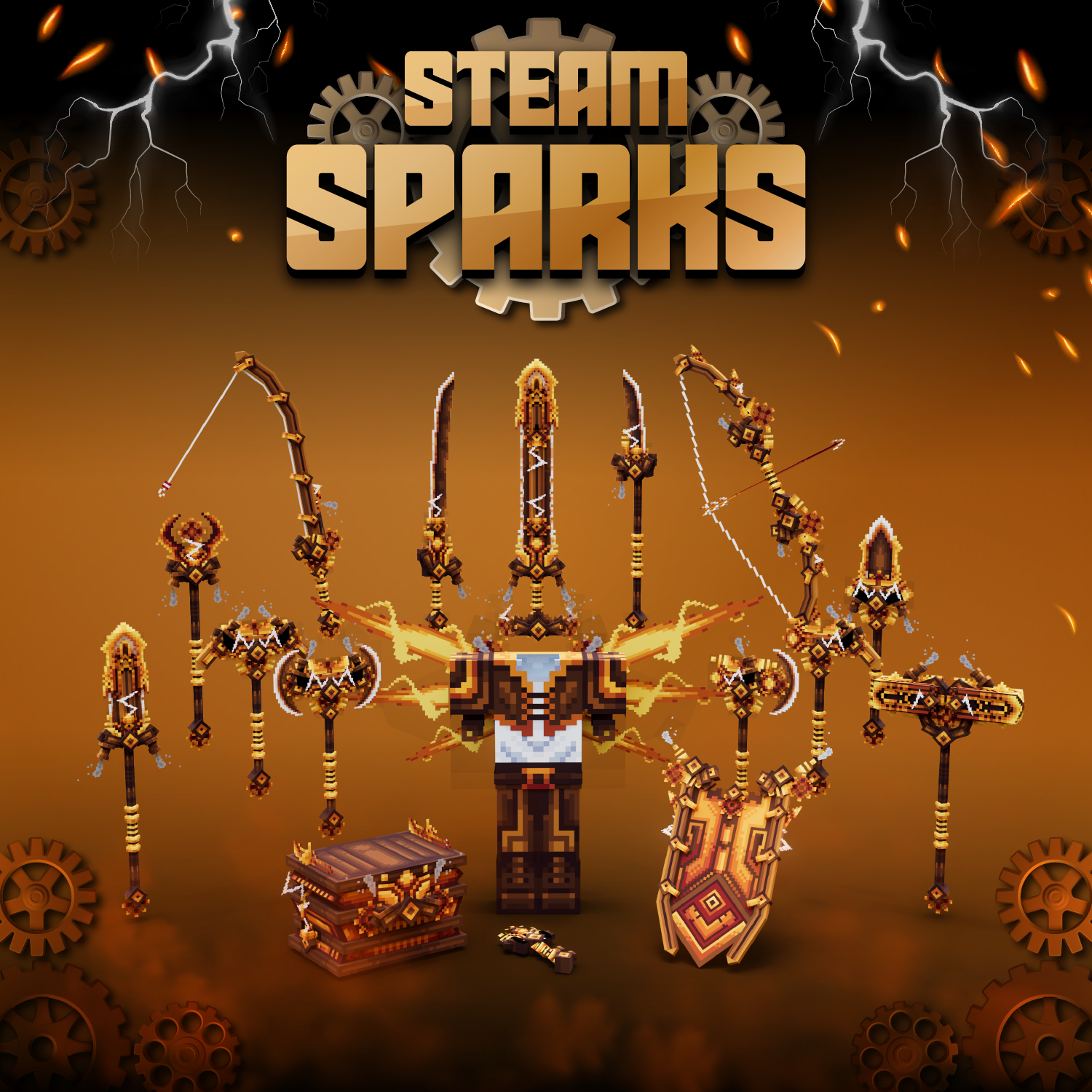 Steamsparks Animated Weapon Set Volume 1 preview image