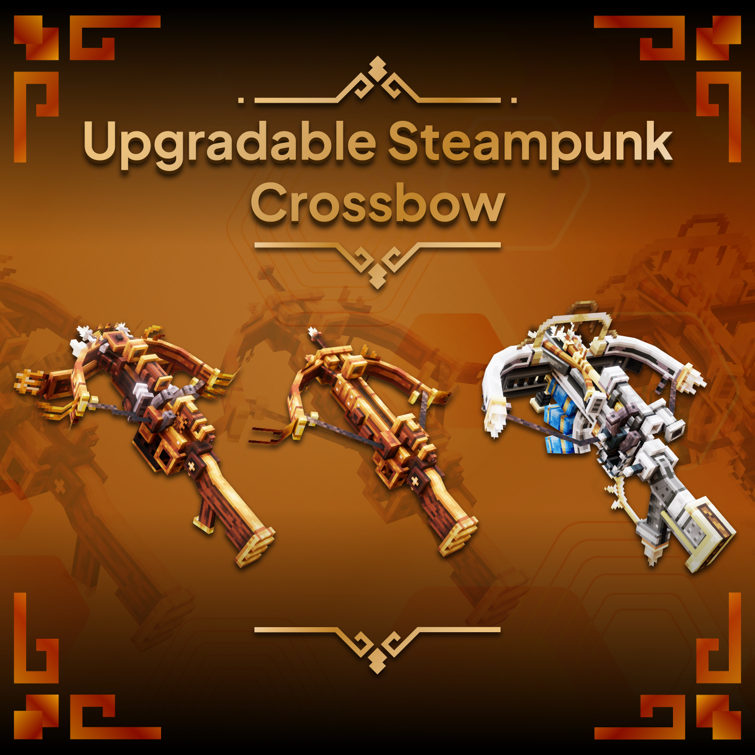 Upgradable Steampunk Crossbow preview image