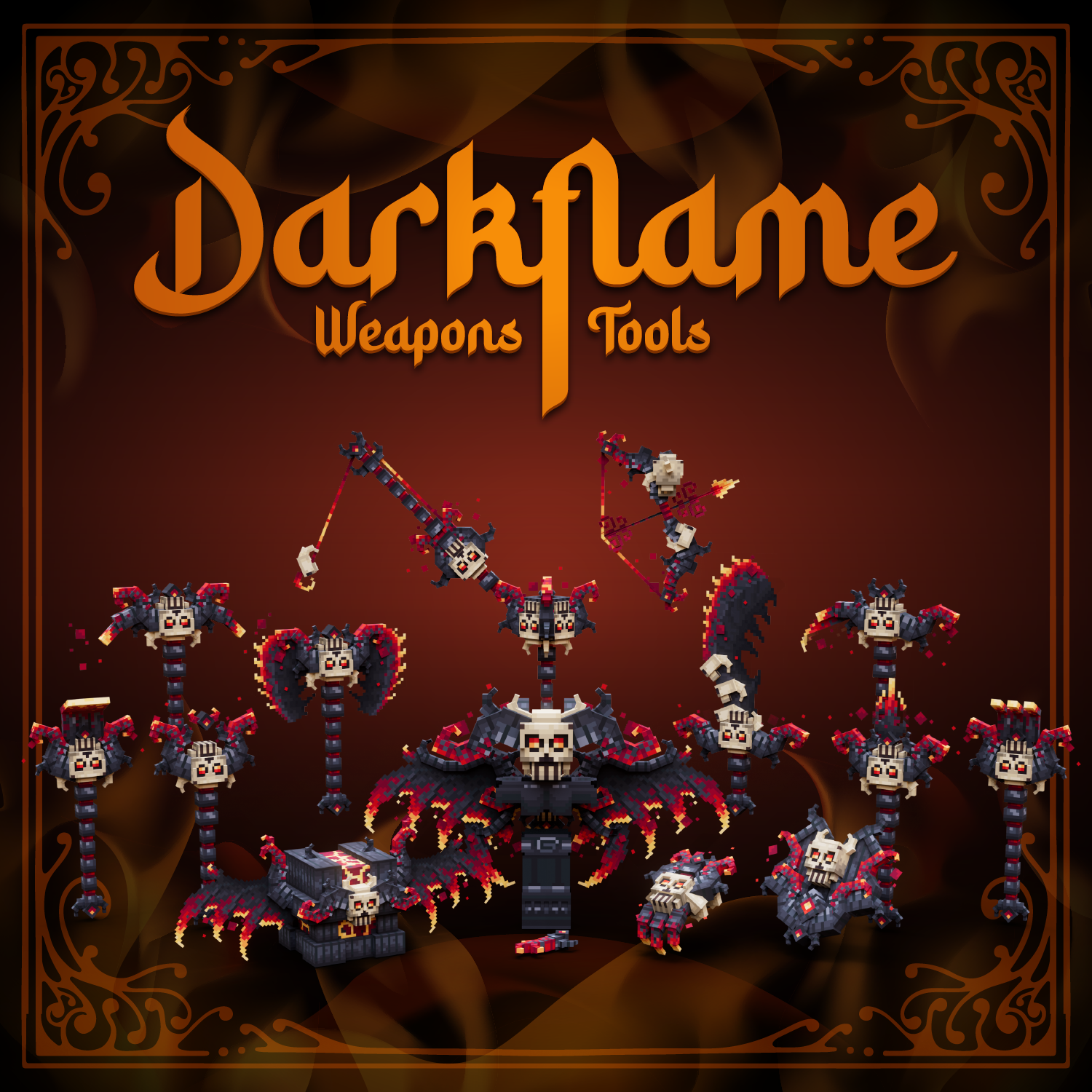 Darkflame Animated Weapon Set Volume 1 preview image