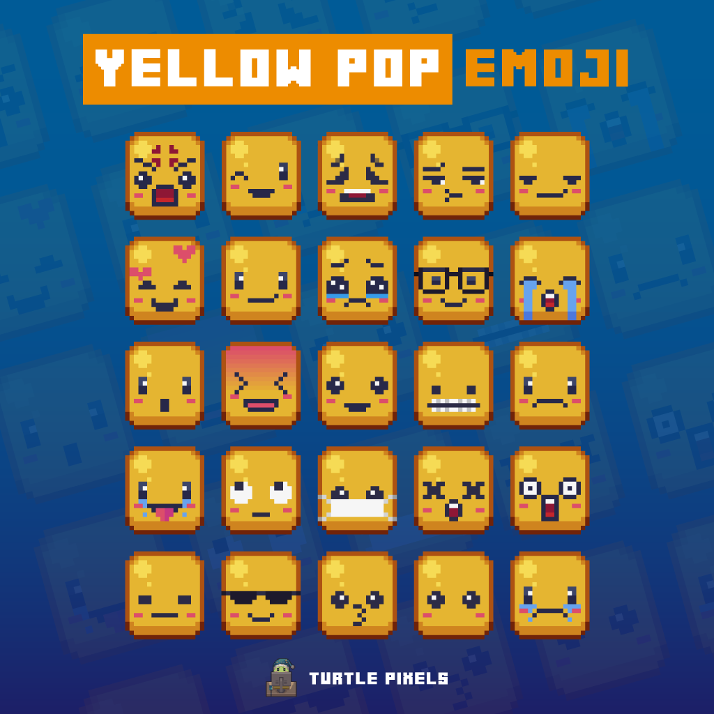 Yellow Pop Emoji preview image