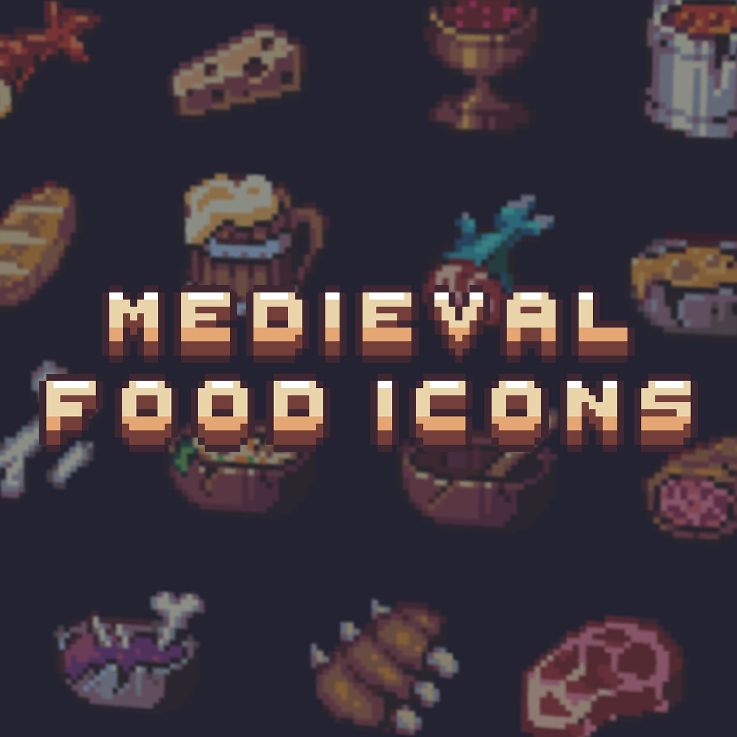 Medieval Food Icons preview image