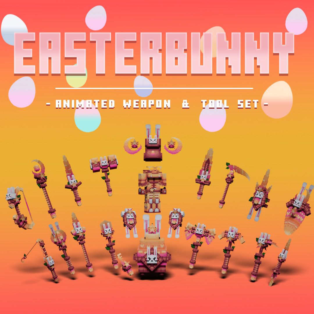 Easterbunny Animated Weapon Set preview image