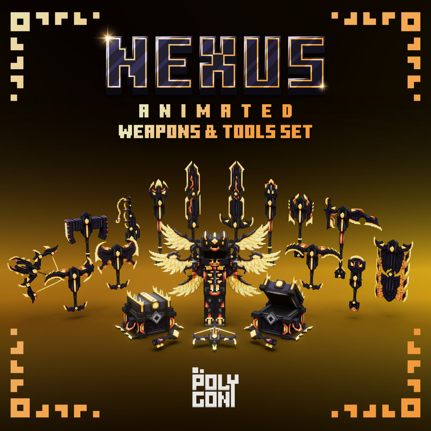 Nexus Animated Weapons & Tools Set preview image