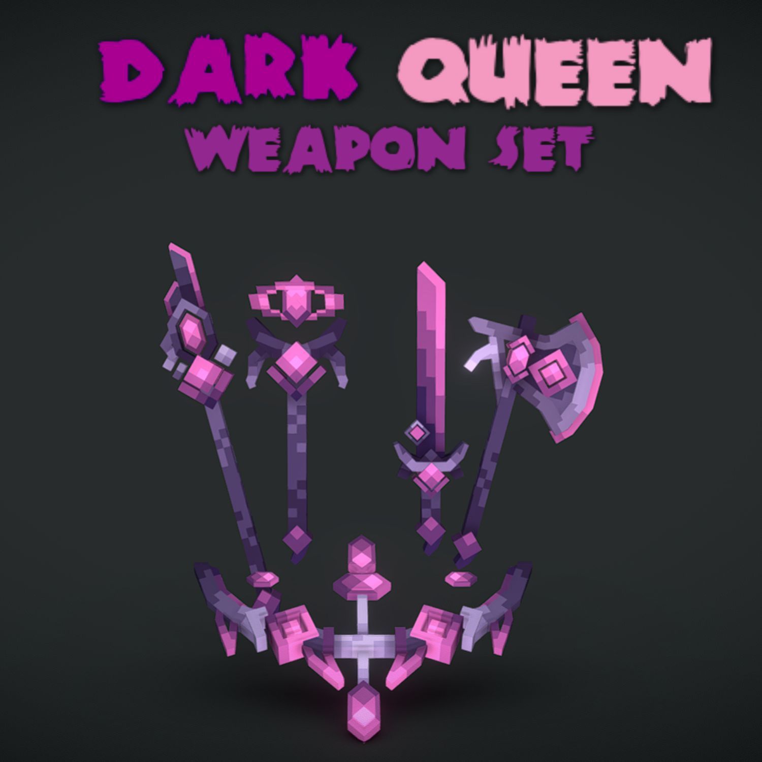Dark Queen Weapon Set preview image