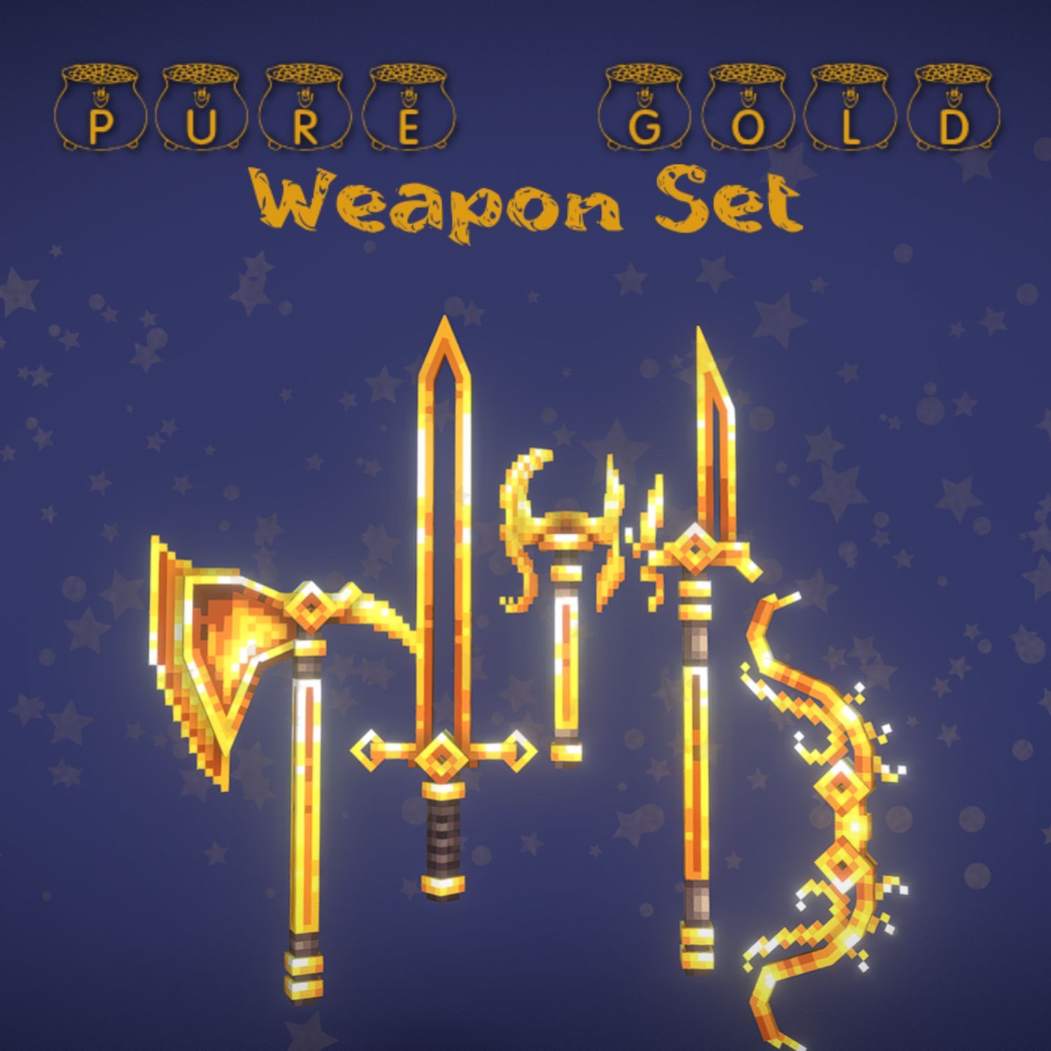 Pure Gold Weapon Set preview image