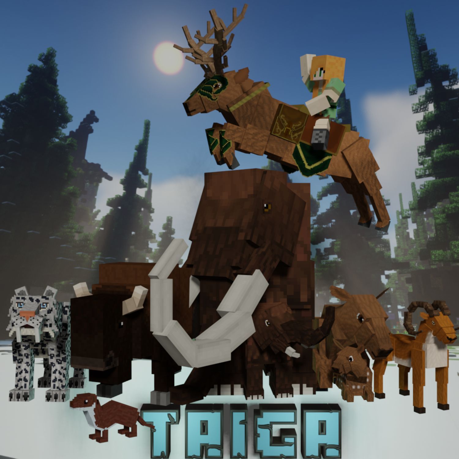 Taiga Animal Pack with Mounts and Pets preview image