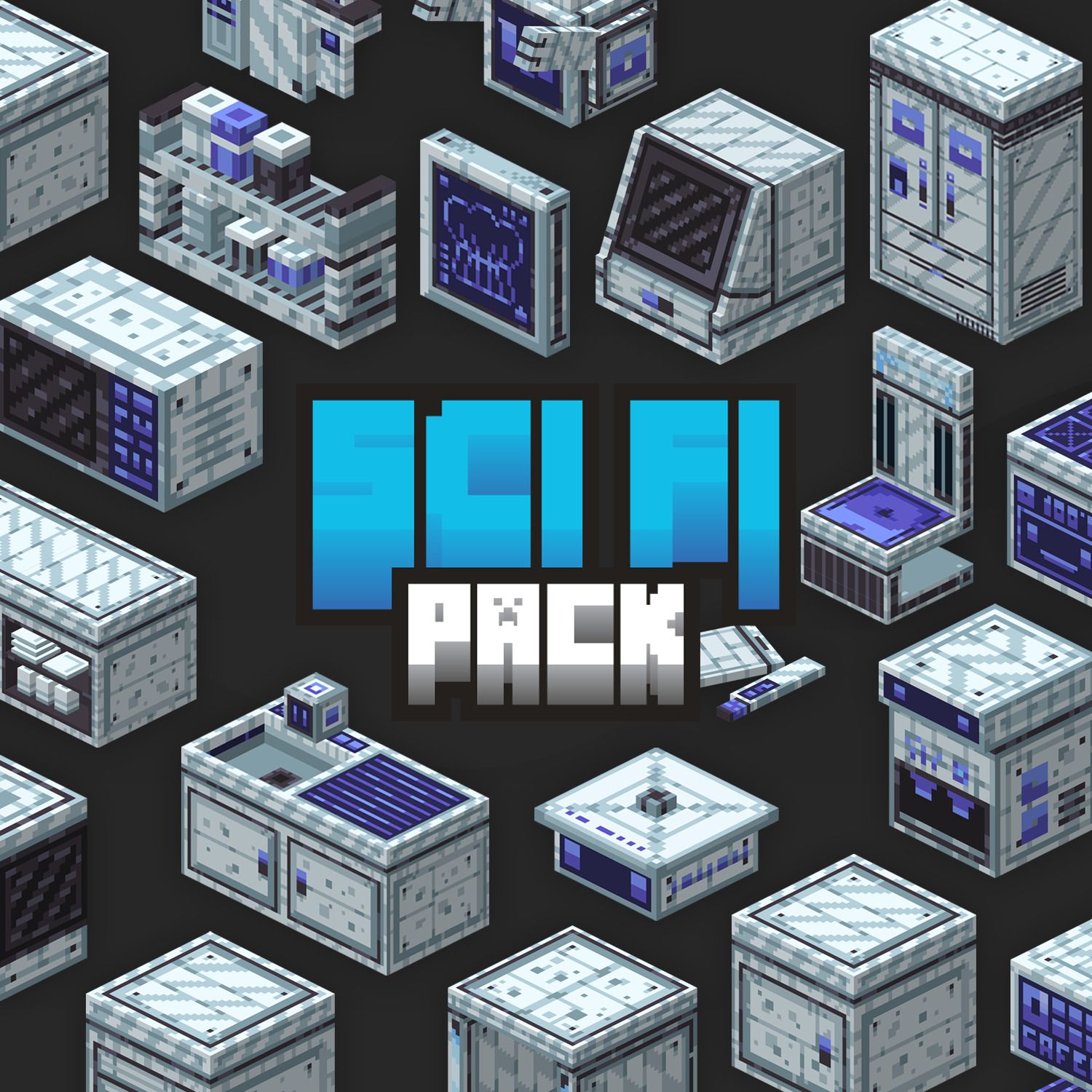 Sci-Fi Kitchen Animated Decoration preview image