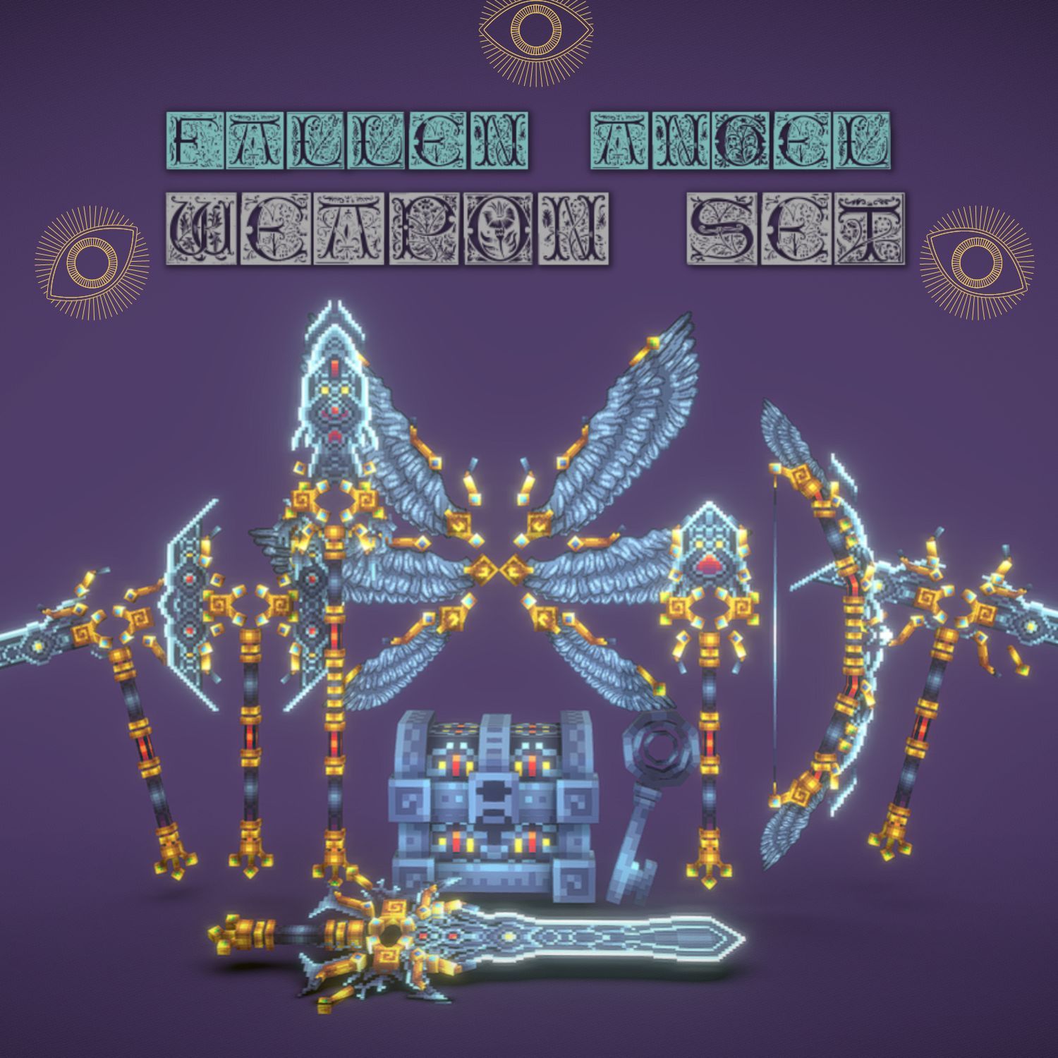 Fallen Angel Animated Weapon Set preview image