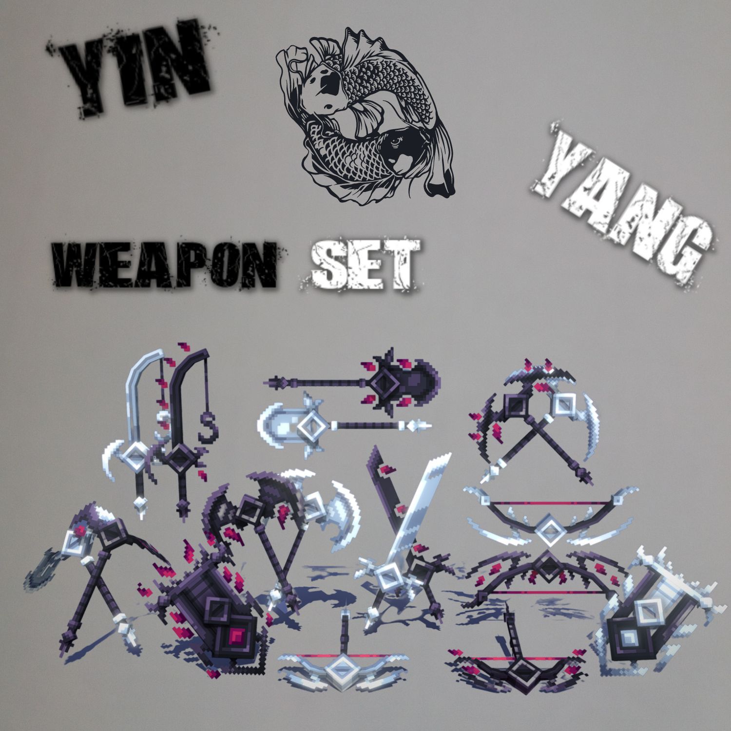 Yin Yang Animated Weapon Pack preview image