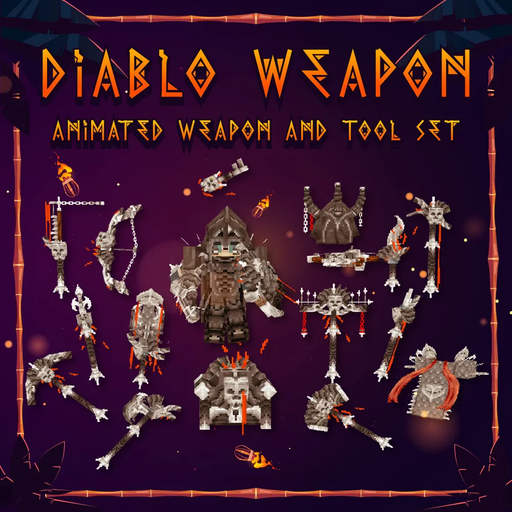 Vinland Animated Weapon Set MCModels