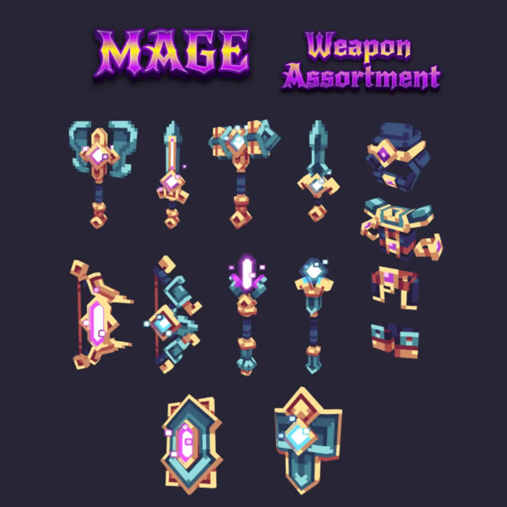 Goblin Assortment Animated Weapon Set MCModels