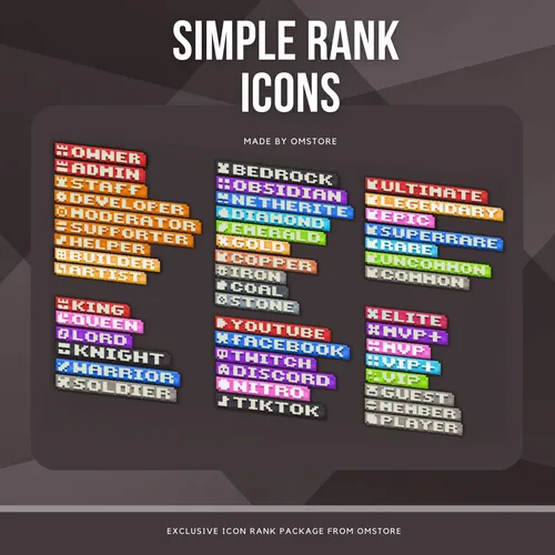 SImple Rank Icon