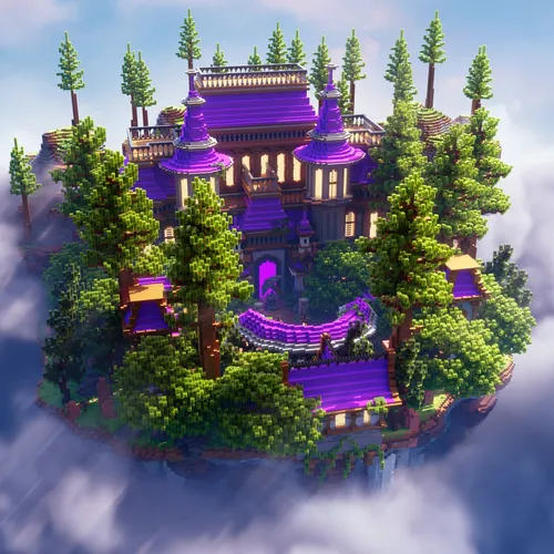 Minecraft hub spawn castle medieval builds map