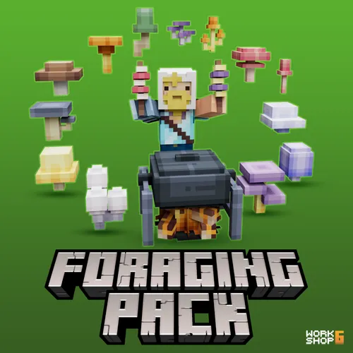 New Mushrooms for Minecraft - Foraging Pack