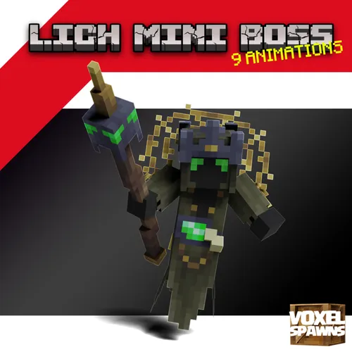 Lich Mini Boss by Voxelspawns