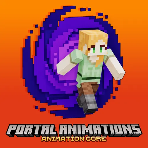 Portal themed join and leave animations.