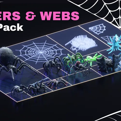 Spiders & Webs | Asset Pack