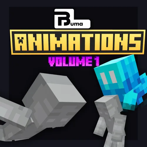 BuMa Animations pack volume 1 with 9 high quality animations, allay throwing the player and player falling from the sky