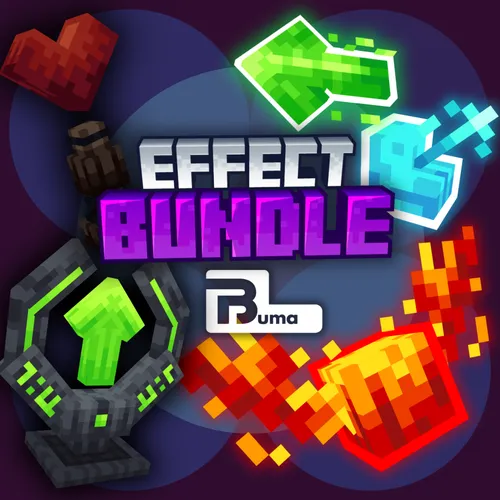 Effect Bundle pack by BuMa with a jump altar, regeneration altar, fire resistance orb, speed orb and jump orb