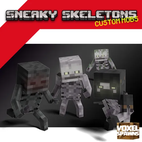 Sneaky Skeleton Assassins by Voxelspawns