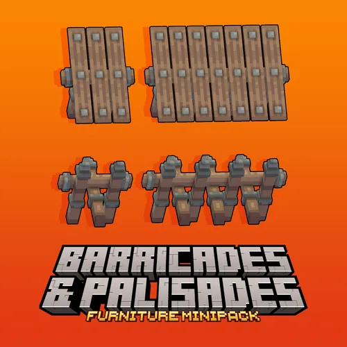 Barricades and palisades for Minecraft: Java Edition.