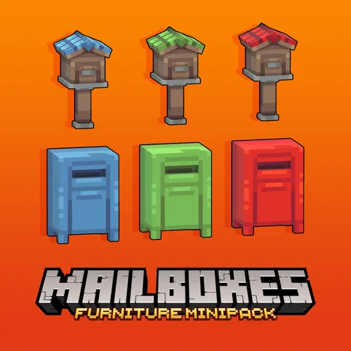 Mailbox models for Minecraft: Java Edition.