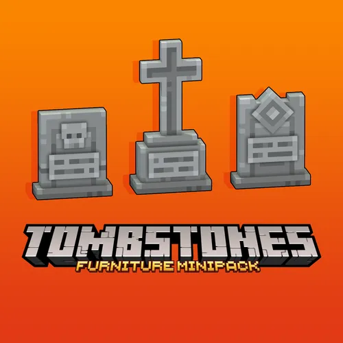 Tombstone models for Minecraft: Java Edition.