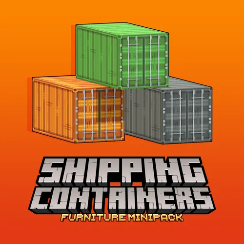 Shipping containers for Minecraft: Java Edition.