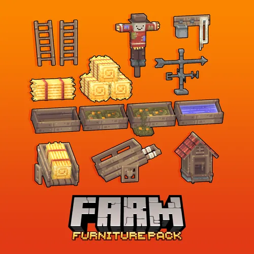 Farm furniture models for Minecraft: Java Edition.