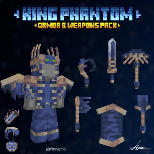 King Phantom armor & weapons pack poster