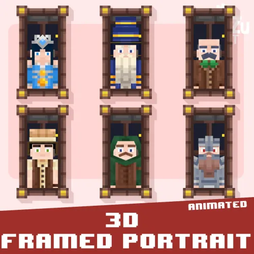 3d Frame Portrait Thumbnail
