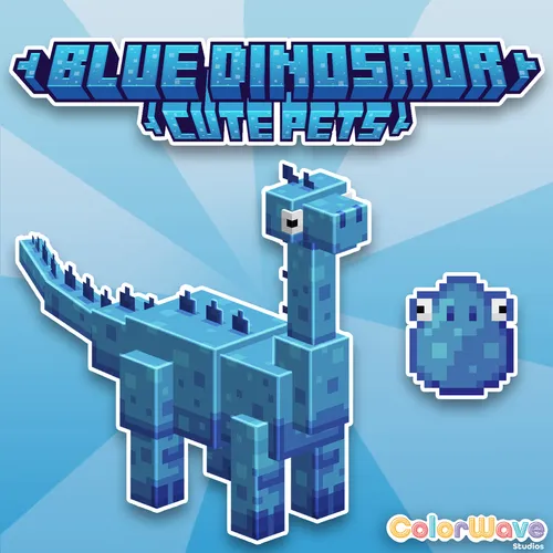 Blue Dinosaur 1