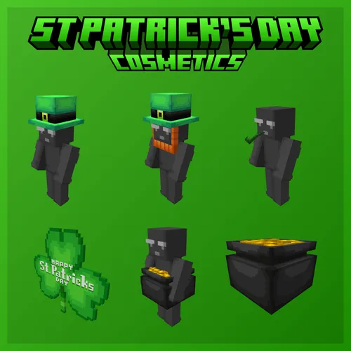 St Patrick's day cosmetics poster