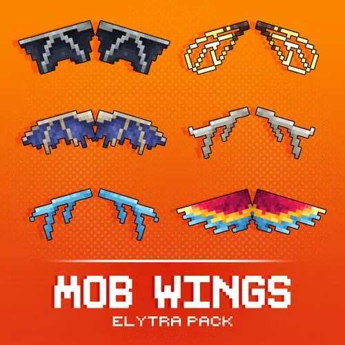 Mob wing elytras for Minecraft: Java Edition.