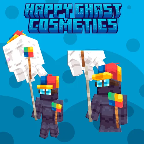 Happy ghast cosmetics poster