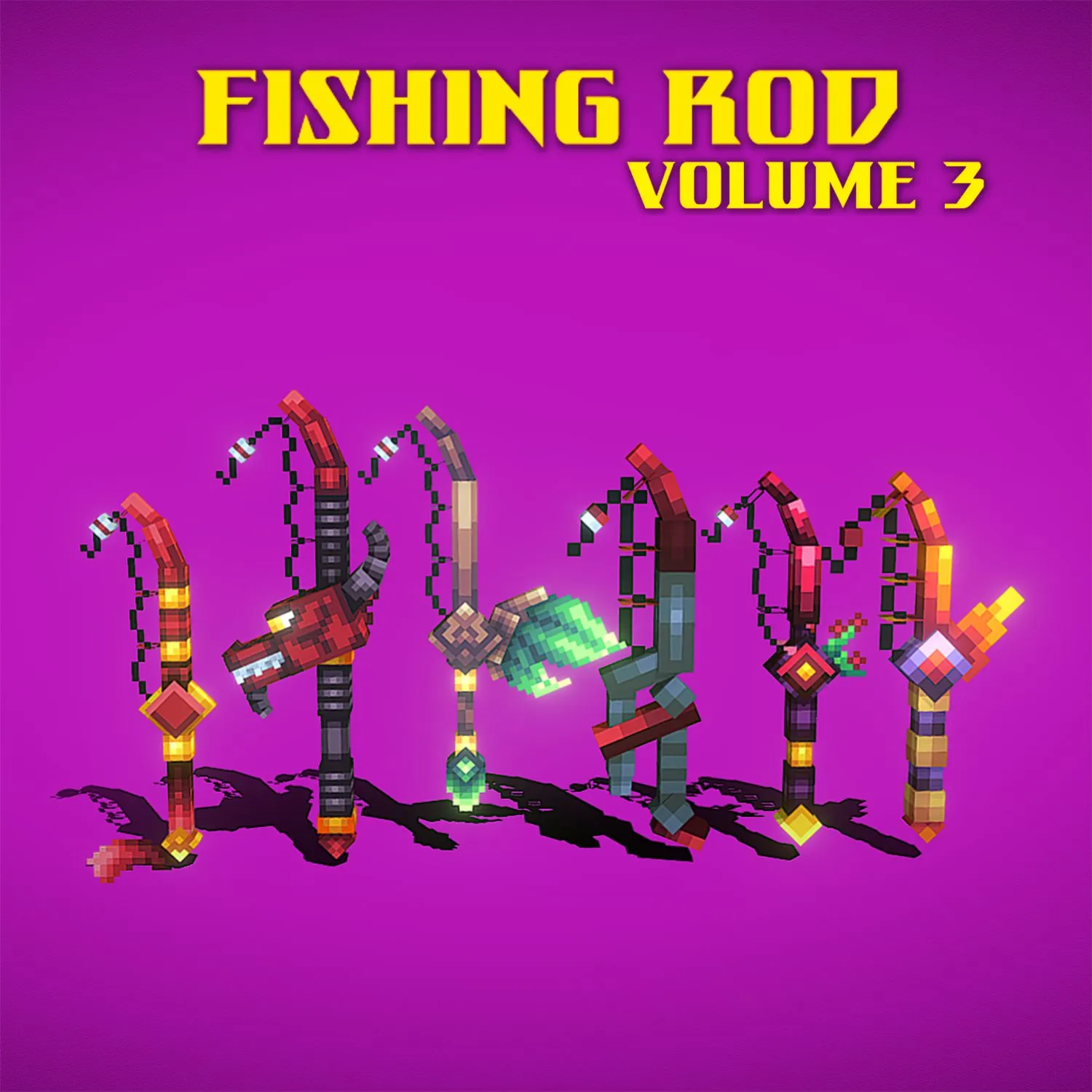 Buy the 3pc Bundle of Assorted Fishing Rods