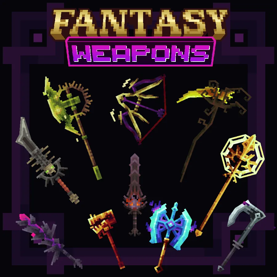 Nazgul's Fantasy Weapons - Vol 5 | Vanilla+ - MCModels