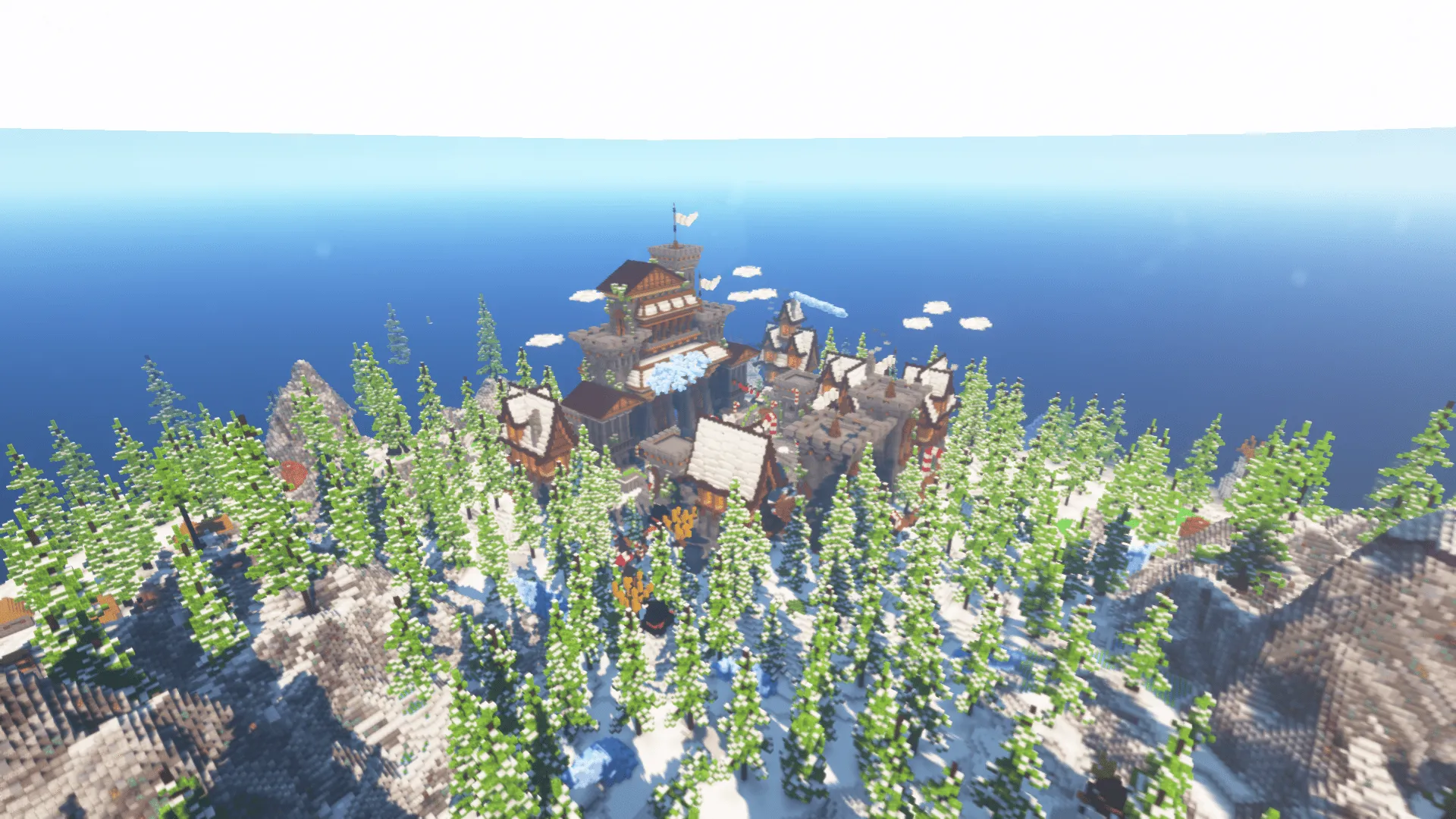 WINTER Survival SMP Spawn / Lobby - MCModels